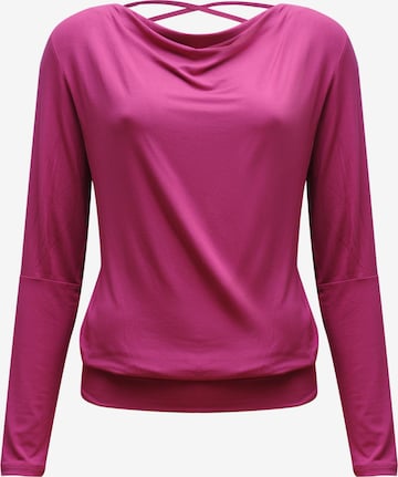 YOGISTAR.COM Shirt in Pink: predná strana