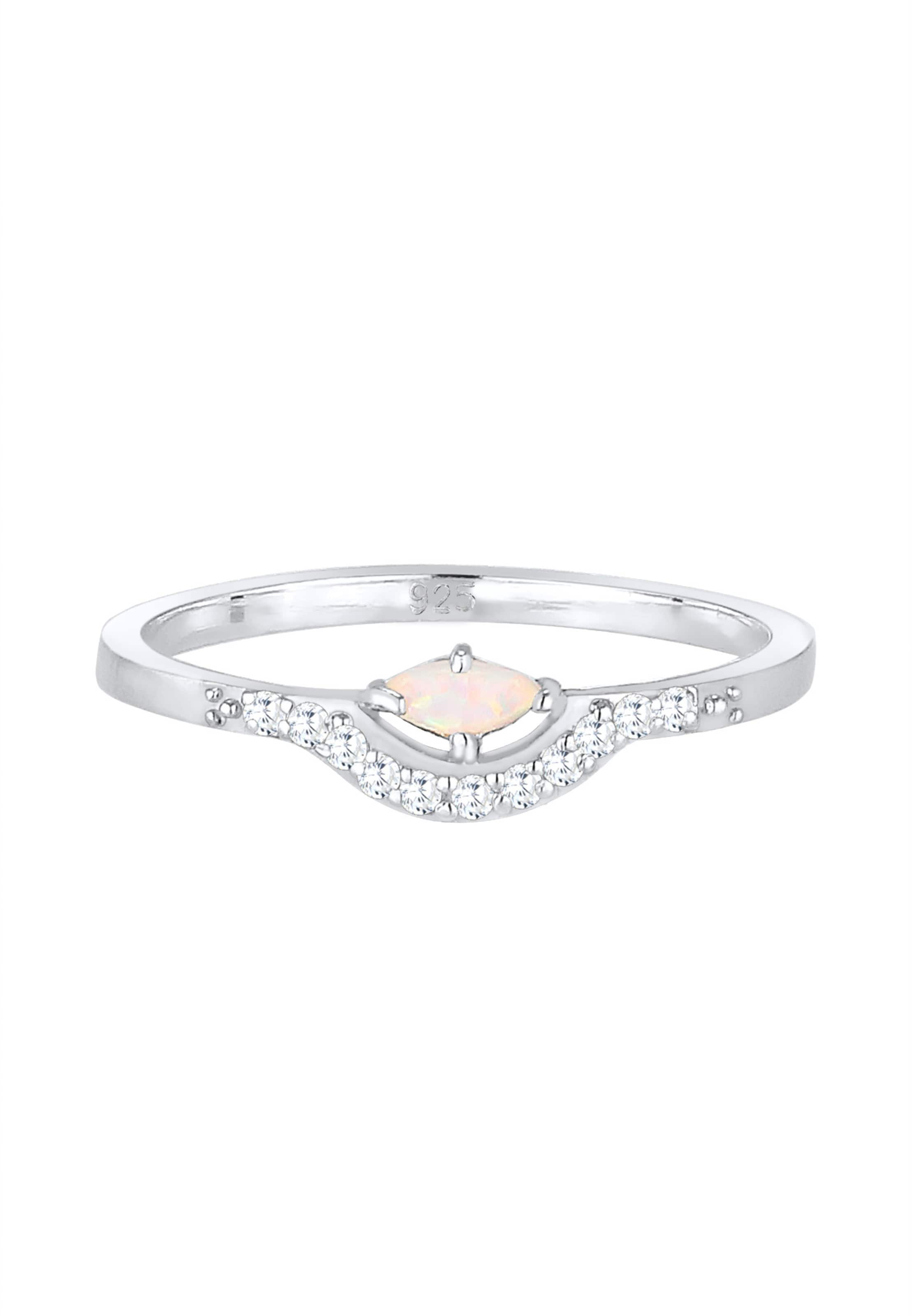 Bague 'Opal' ELLI en argent
