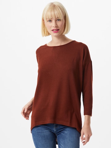 T-shirt 'ELCOS' ONLY en marron : devant