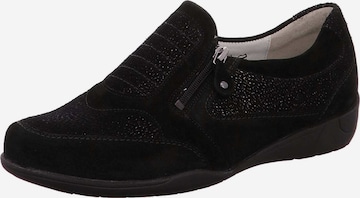 WALDLÄUFER Classic Flats in Black: front