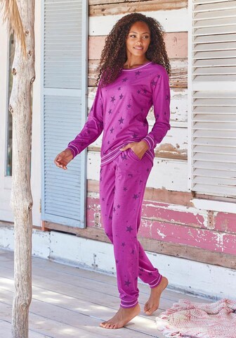 VIVANCE Pyjama in Pink: Vorderseite