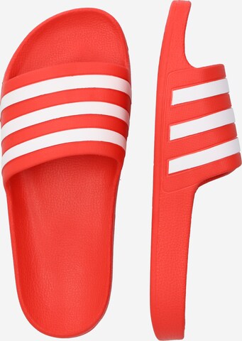 ADIDAS SPORTSWEAR Beach & Pool Shoes 'Adilette Aqua' in Red