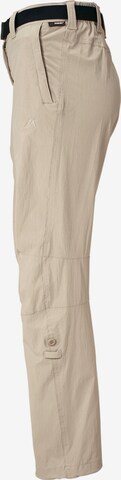 Maier Sports Regular Outdoor Pants 'Lulaka' in Beige