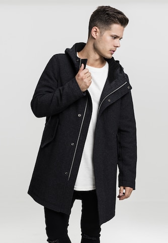 Urban Classics Between-Seasons Coat in Grey: front