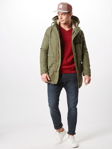 Superdry Parka zimowa 'Aviator' w kolorze zielony