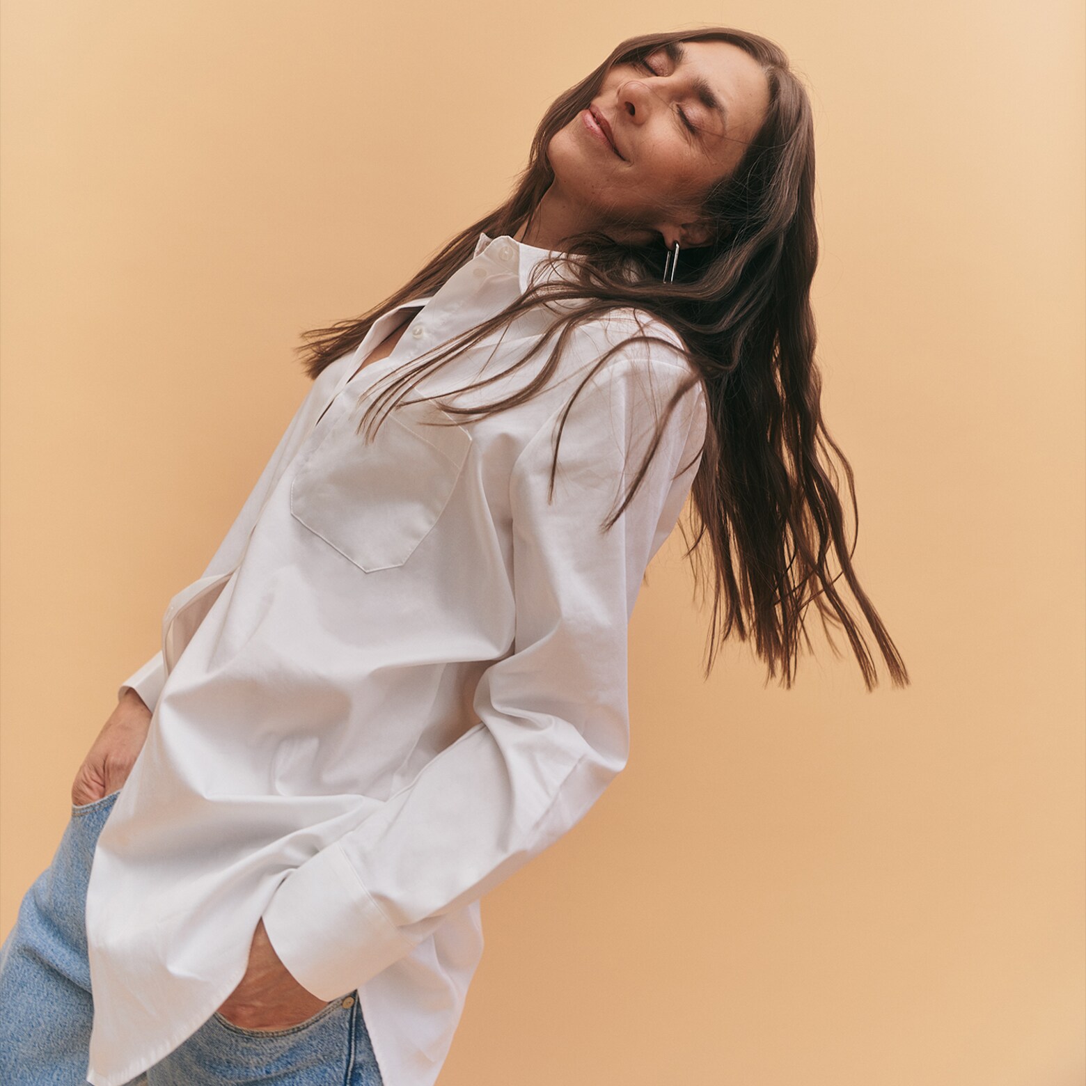 Rachel - Chic Light Washed Denim Look