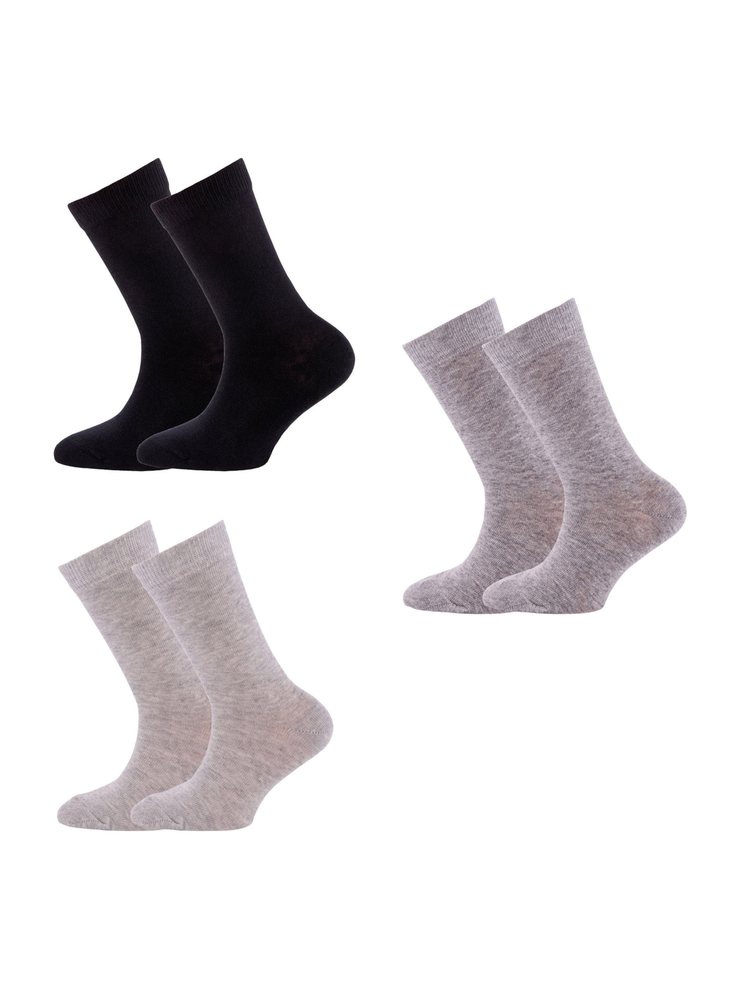 EWERS Къси чорапи в сиво: отпред