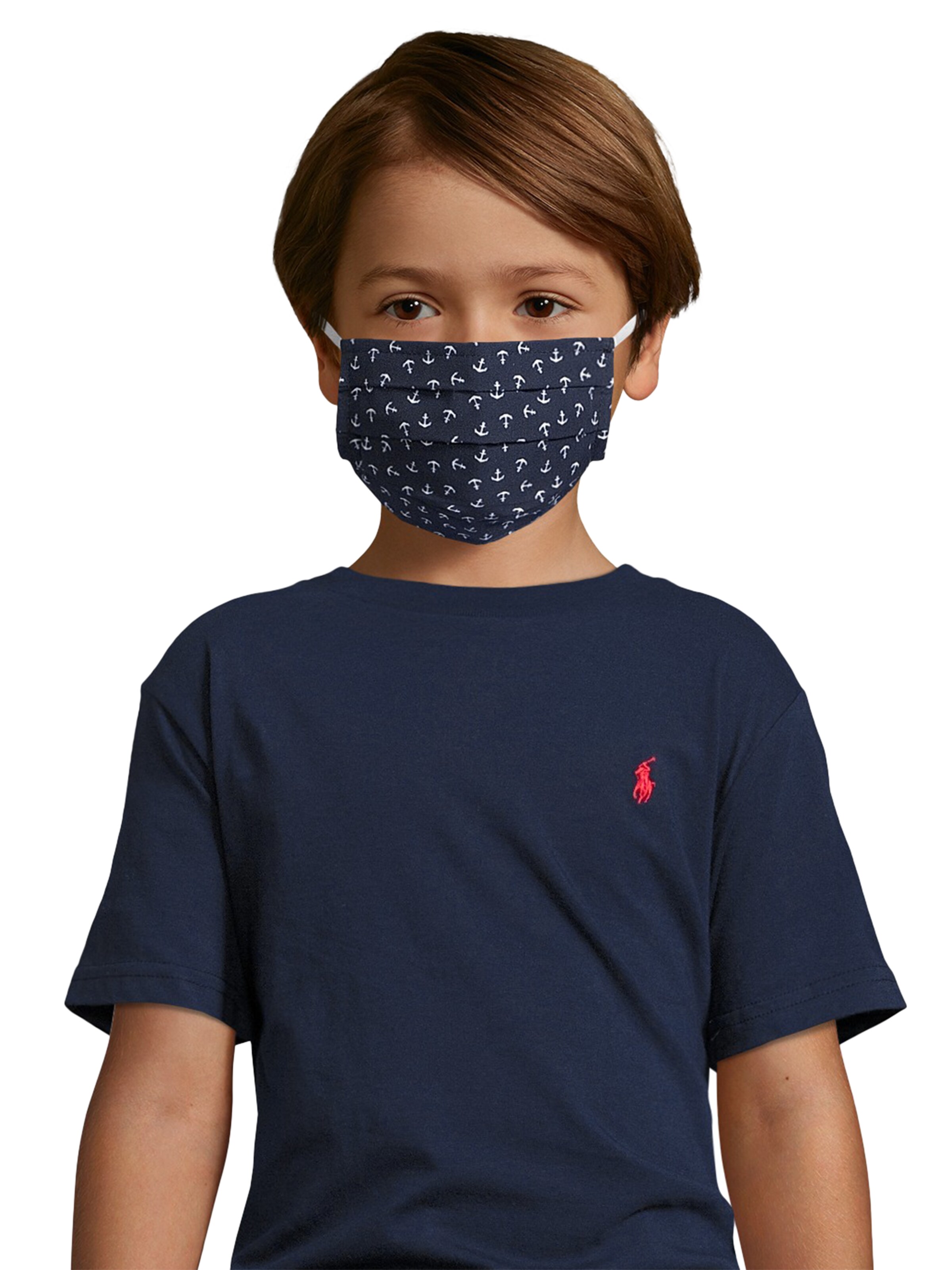 Mey - Lenço em azul: frente