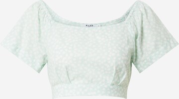 NA-KD Shirt in Groen: voorkant