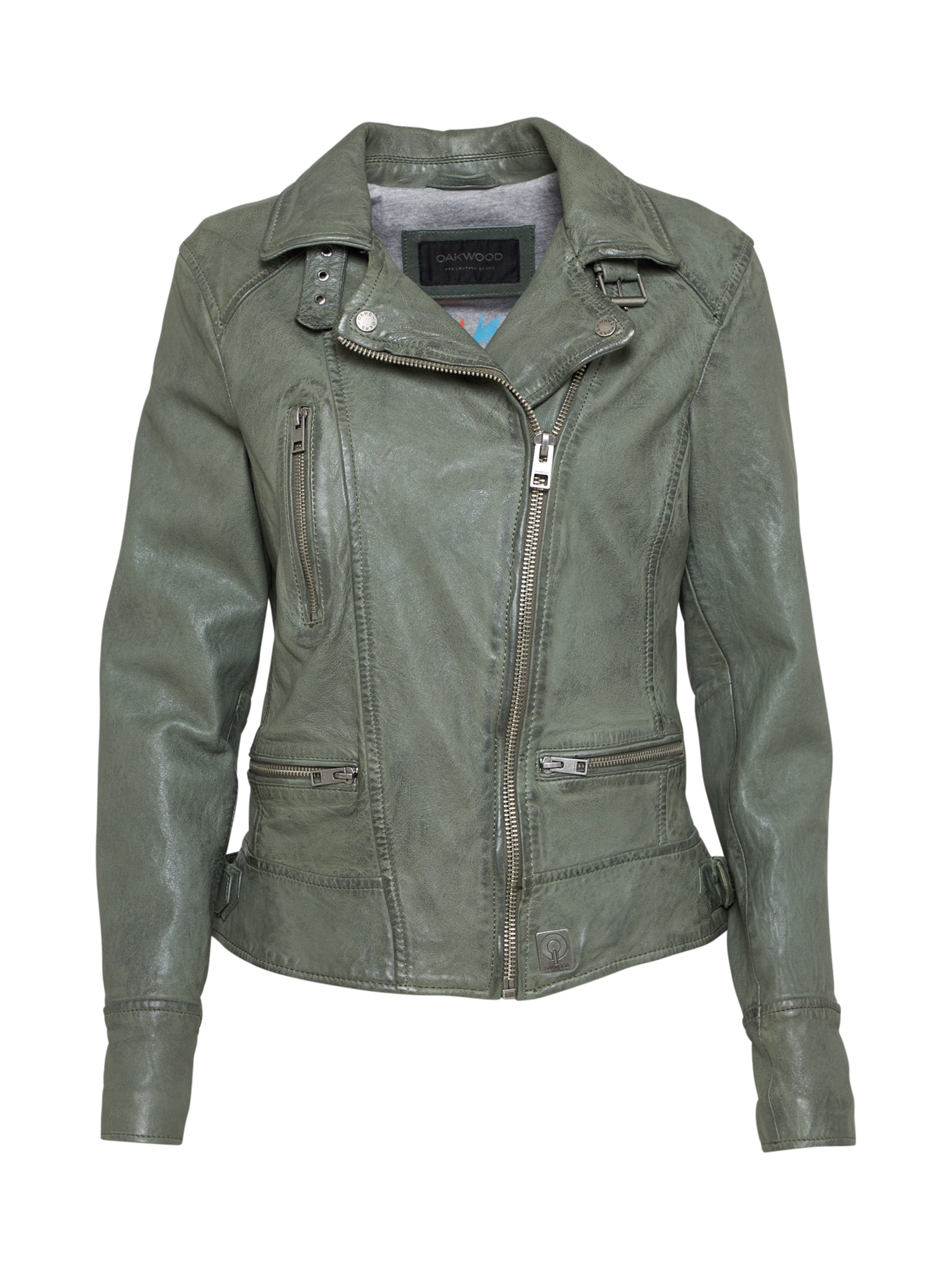 OAKWOOD Демисезонная куртка 'Video' в Зеленый: спереди