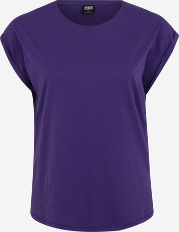 T-shirt Urban Classics en violet : devant