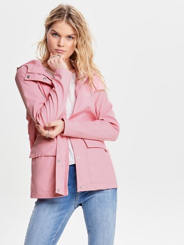 ONLY Functionele jas in Roze: voorkant
