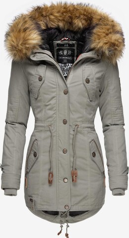 MARIKOO Winter Parka 'La Viva' in Grey: front