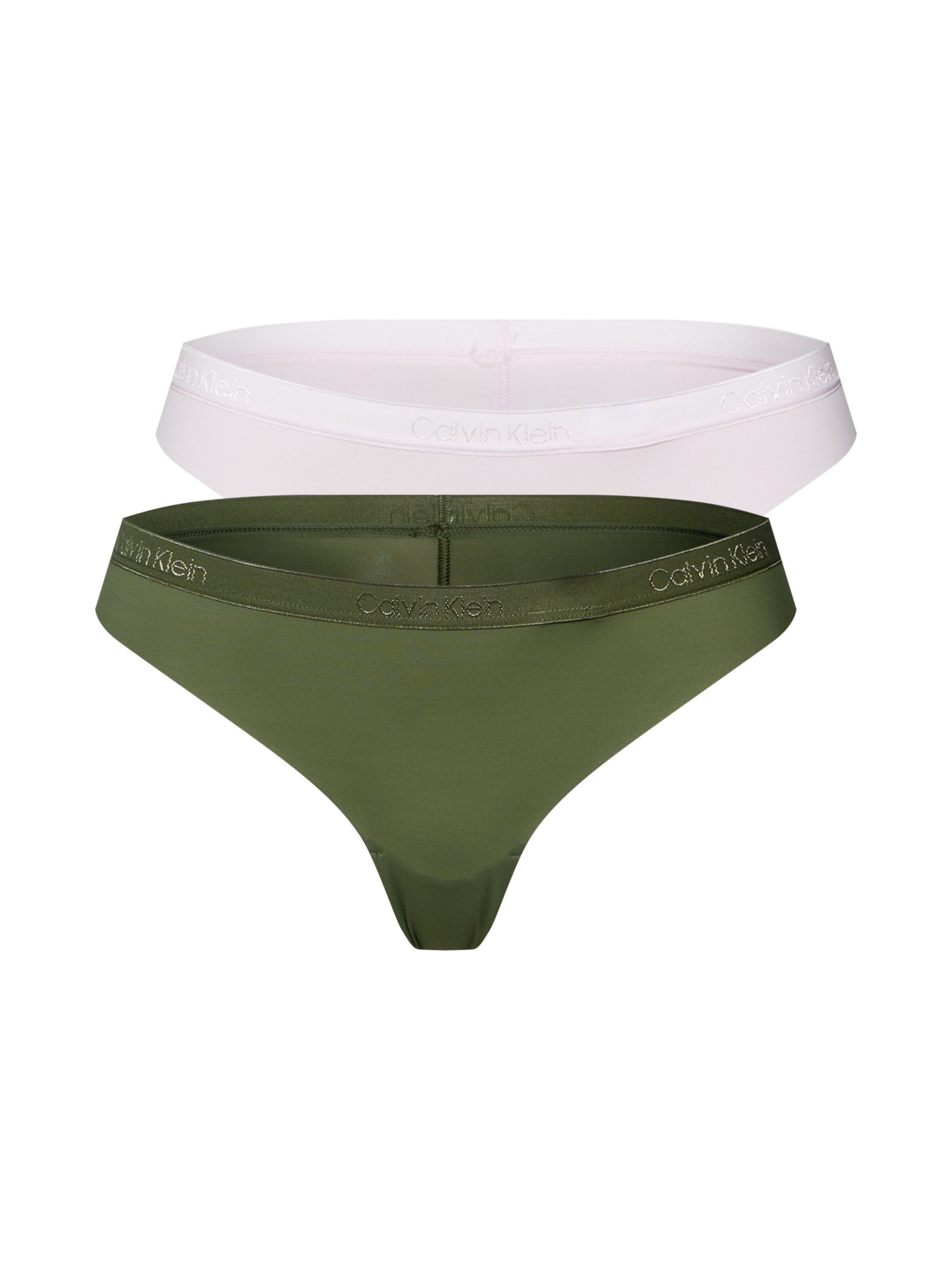 Calvin Klein Underwear - String in de kleur Beige