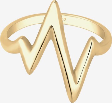 ELLI Ring 'Geo' in Gold: front