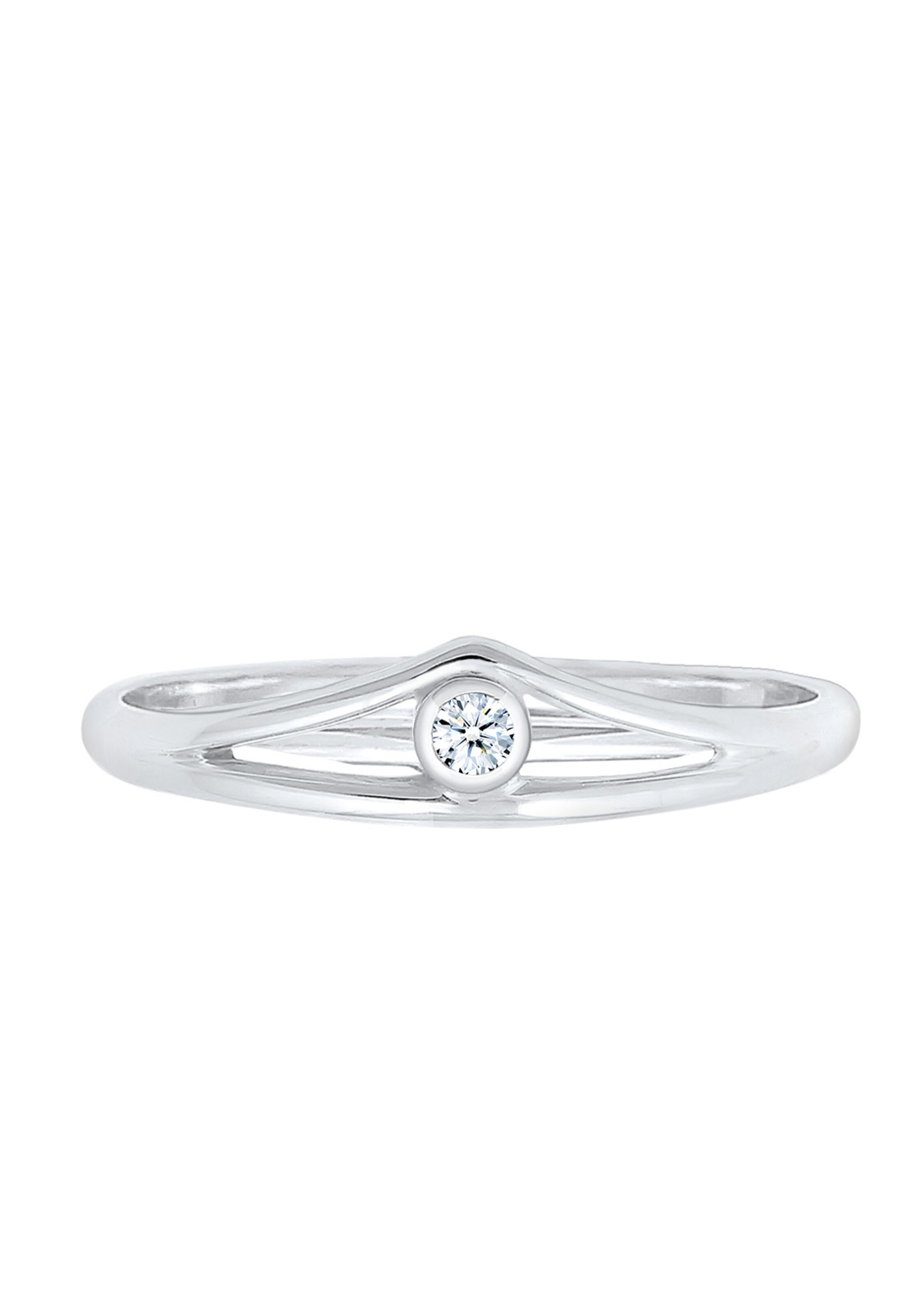 Elli DIAMONDS Ring 'Geo' in Zilver