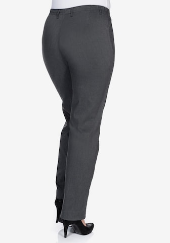 SHEEGO Slim fit Trousers in Grey