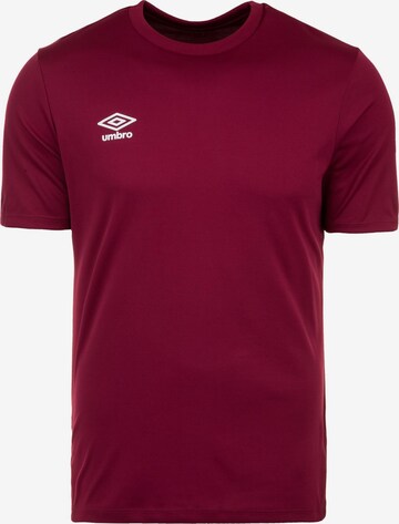 UMBRO Functioneel shirt in Rood: voorkant