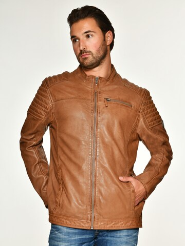 MUSTANG Between-Season Jacket 'Rocha' in Brown: front