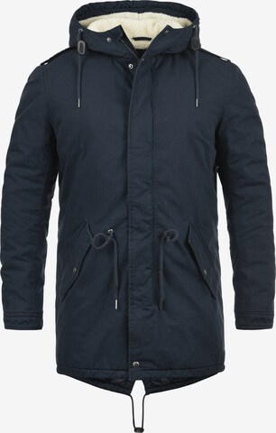!Solid Winter Parka 'Darnell' in Blue: front