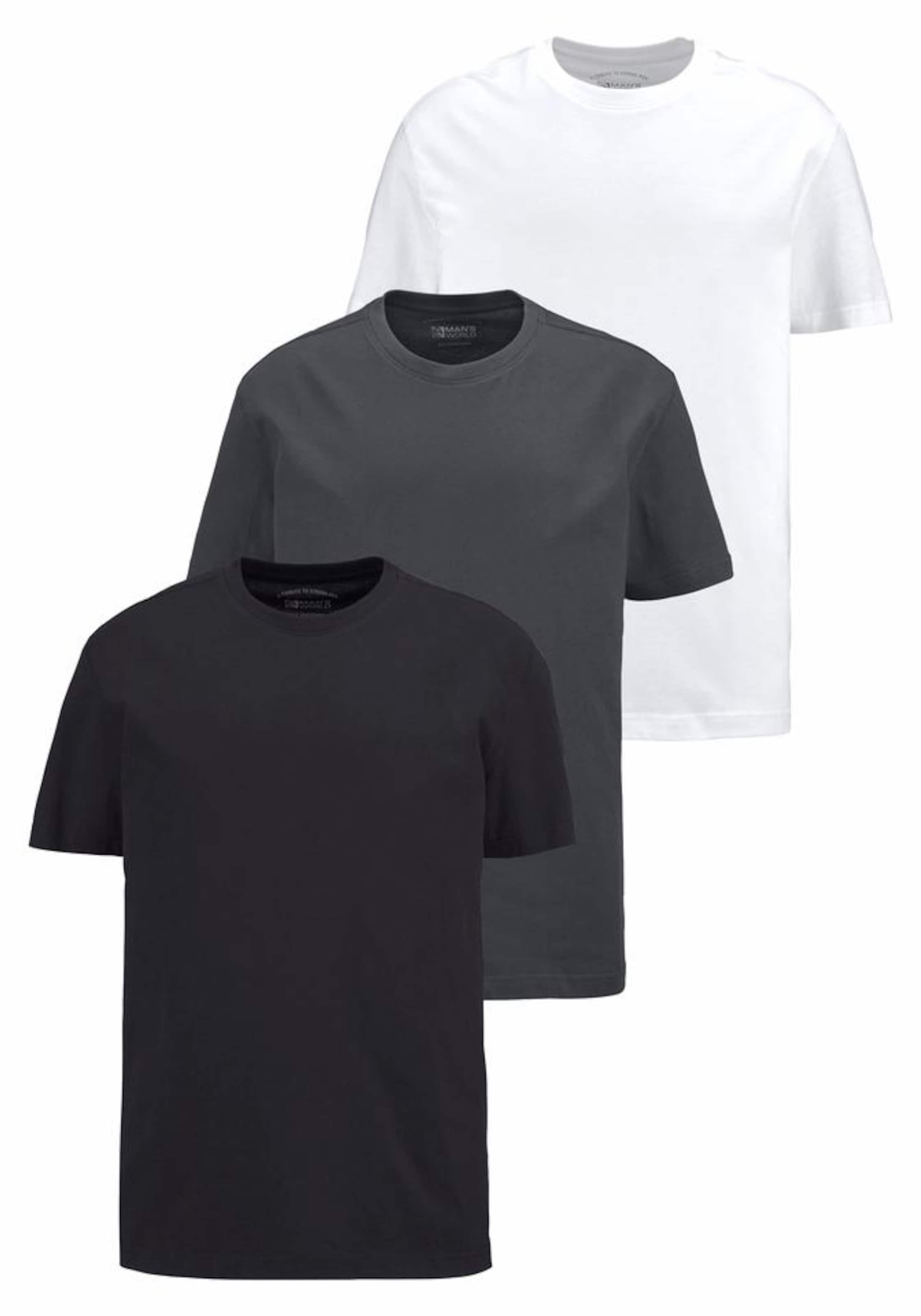 Man's World T-Shirt in Grau: Vorderseite