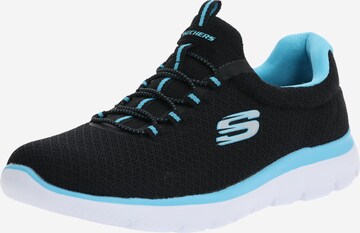 SKECHERS Slip-Ons 'Summits' in Black: front