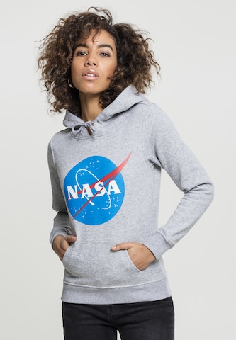 Sweat-shirt 'NASA Insignia' Mister Tee en gris : devant