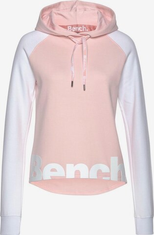 Sweat-shirt BENCH en rose : devant