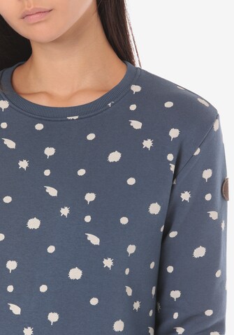 Lakeville Mountain Sportief sweatshirt 'Uelle Dots' in Blauw