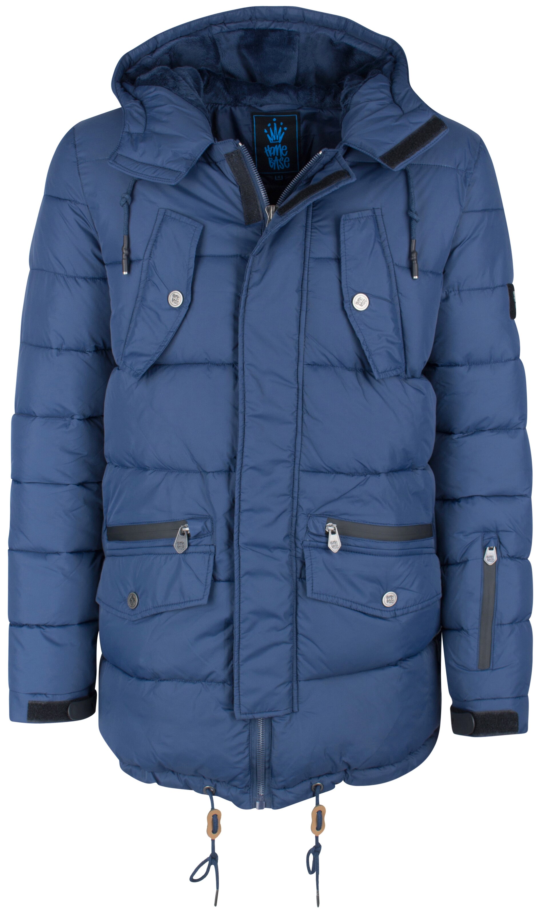 HOMEBASE - Winterjas in de kleur Hemelsblauw