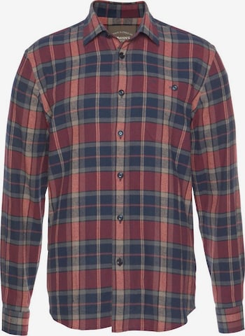 Man's World Regular Fit Hemd in Rot: predná strana