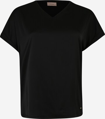 T-shirt TRIANGLE en noir : devant