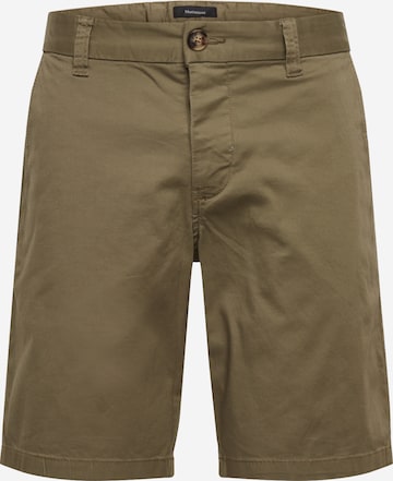 Matinique Regular Chino Pants 'MApristu' in Green: front