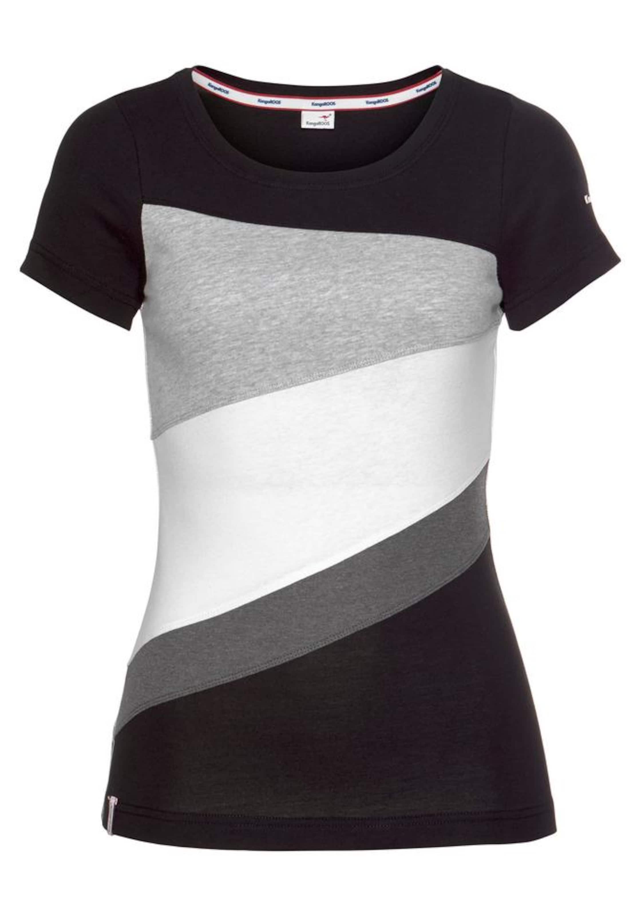 KangaROOS T-Shirt in Schwarz: Vorderseite