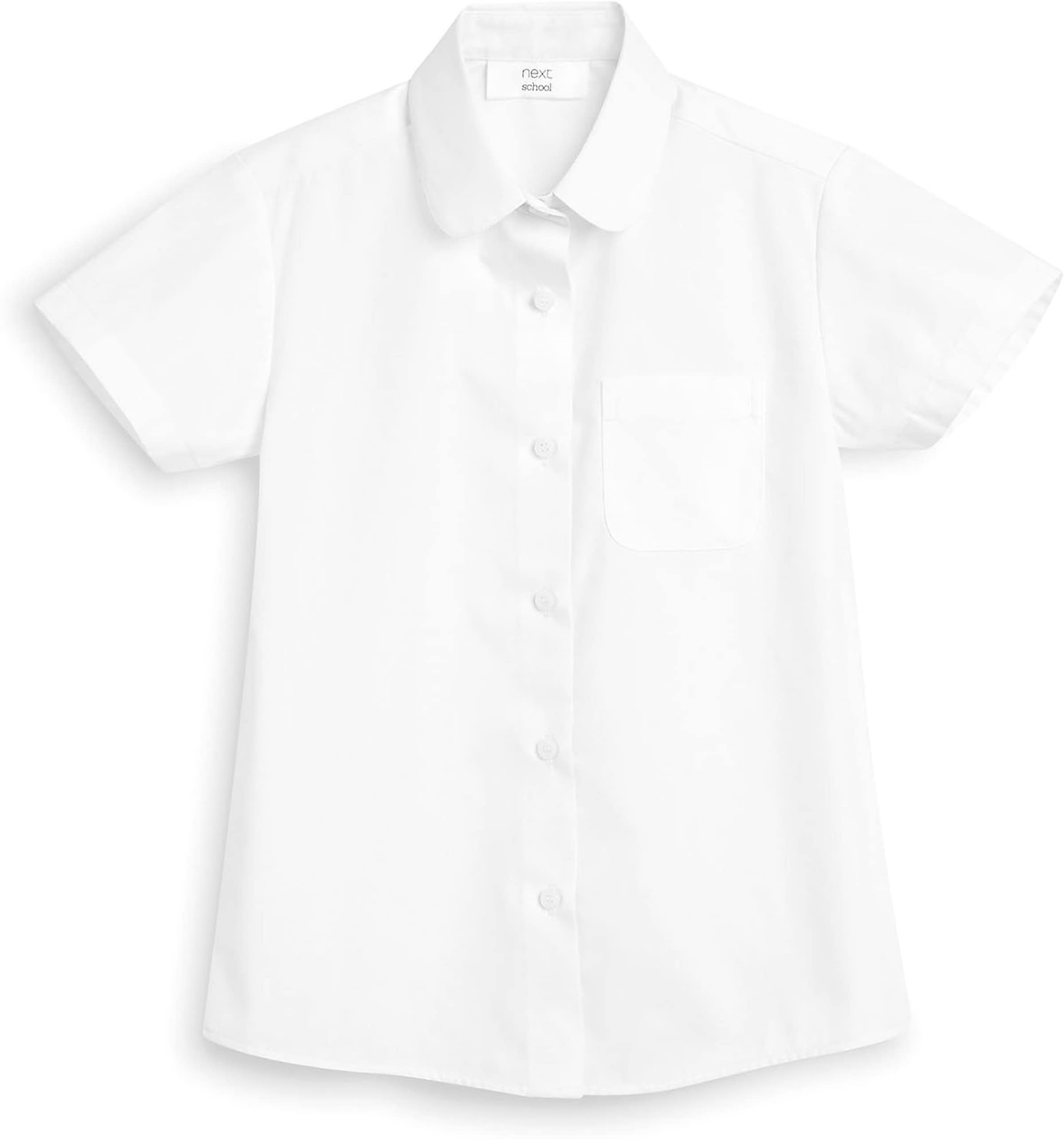 Next Kurzarmbluse in Weiß: Vorderseite