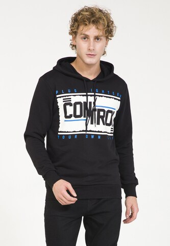 PLUS EIGHTEEN Sweatshirt in Black: front