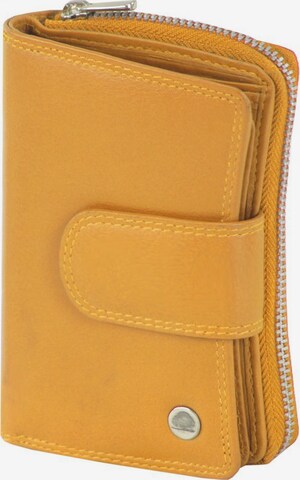 GREENBURRY Wallet in Yellow: front