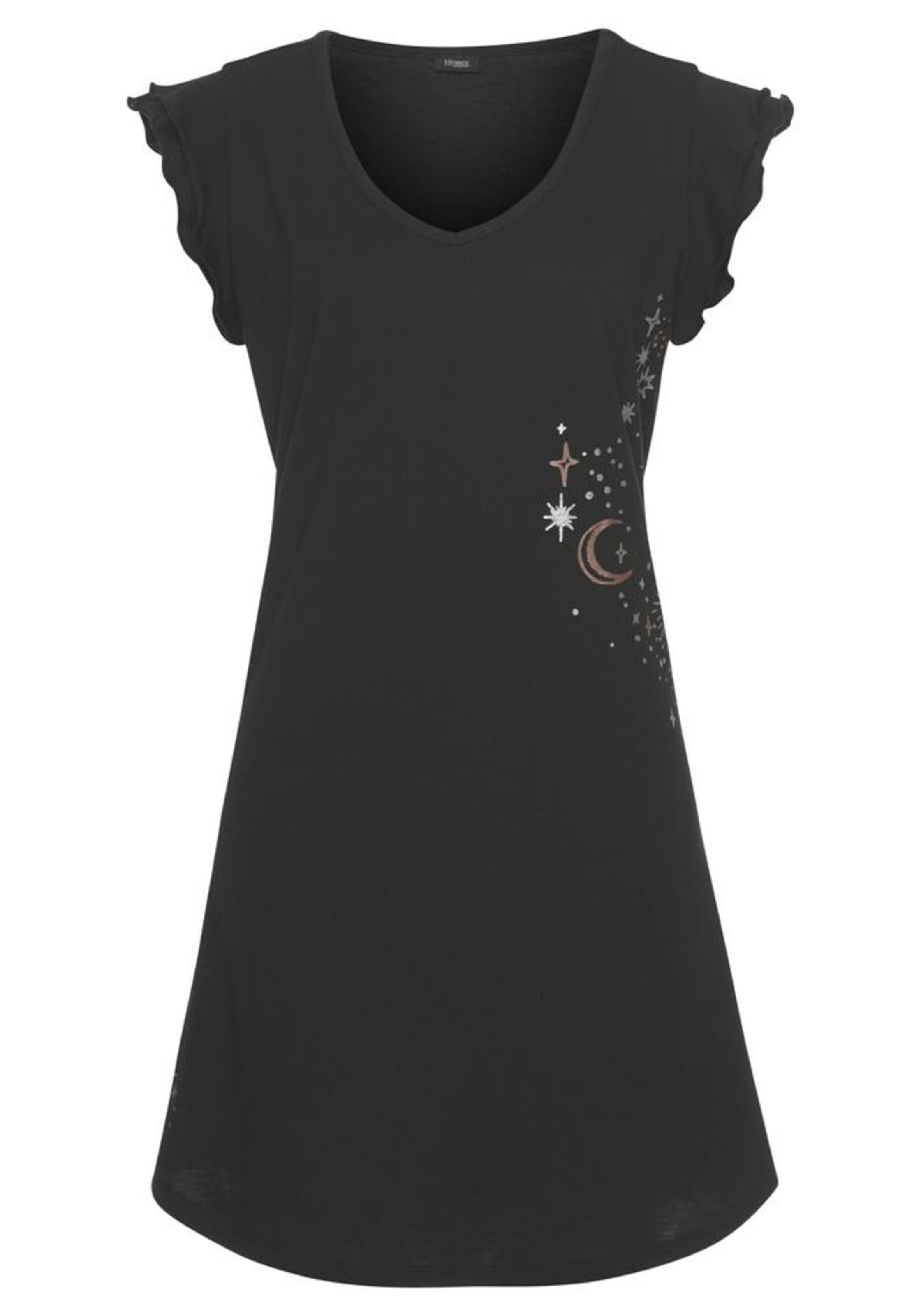 VIVANCE - Nachthemd in schwarz