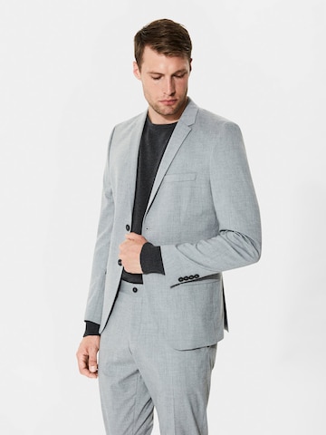 SELECTED HOMME Slim Fit Jakke i grå: forside