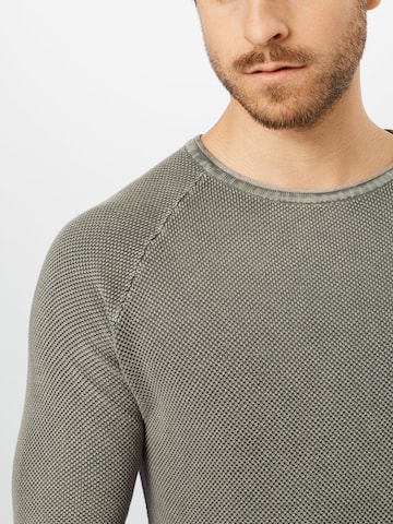 Key Largo Regular Fit Pullover 'Thomas' in Grau