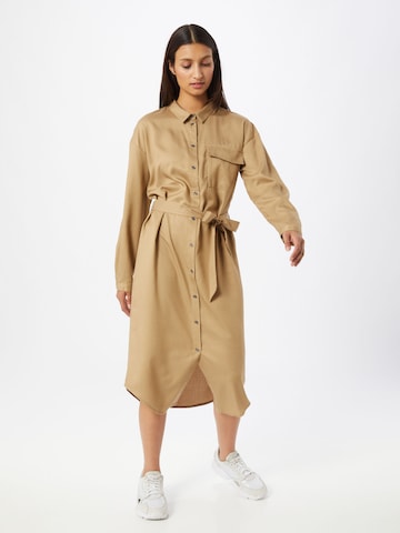 Robe-chemise 'Khady Rosanna' MSCH COPENHAGEN en beige : devant
