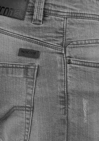 INDICODE JEANS Regular 5-Pocket-Jeans 'Quebec' in Grau