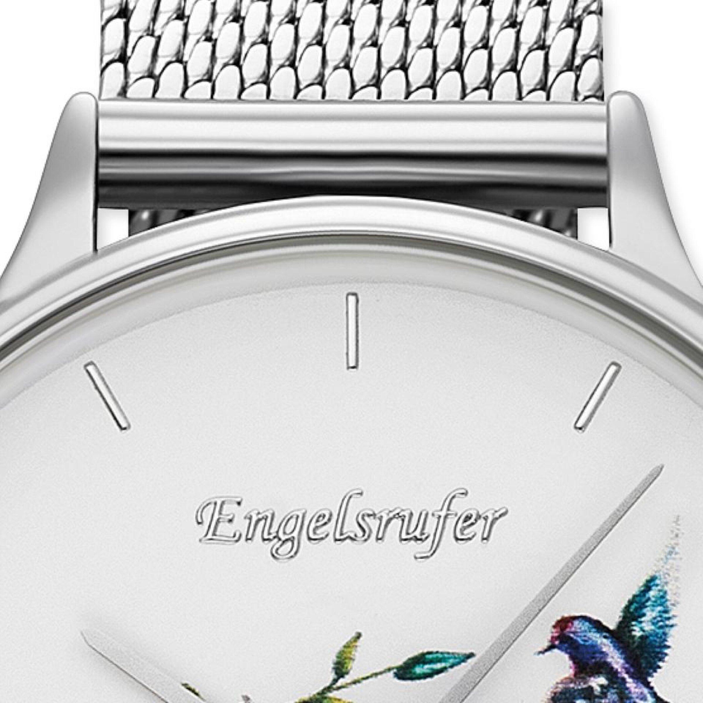 Engelsrufer Uhr in Silber