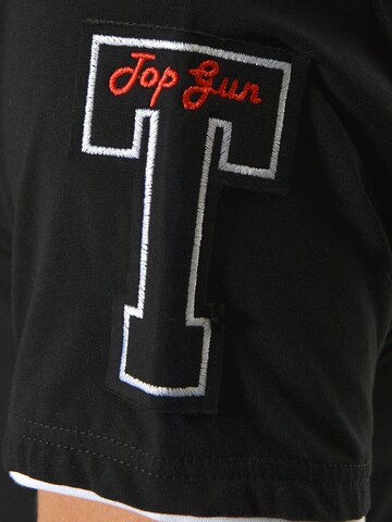TOP GUN Shirt 'Heaven' in Black