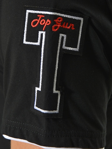 TOP GUN Shirt 'Heaven' in Black