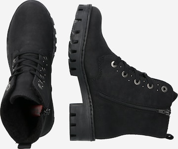 Rieker - Botines con cordones en negro