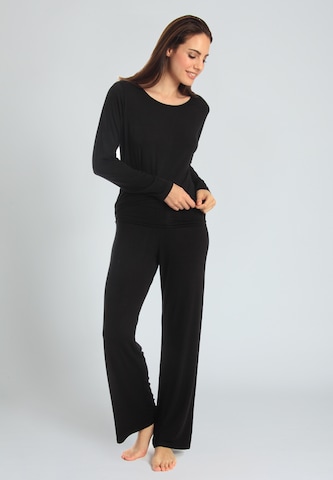 sassa Pajama Pants 'CASUAL COMFORT' in Black