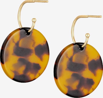 Boucles d'oreilles 'Geo' ELLI en jaune