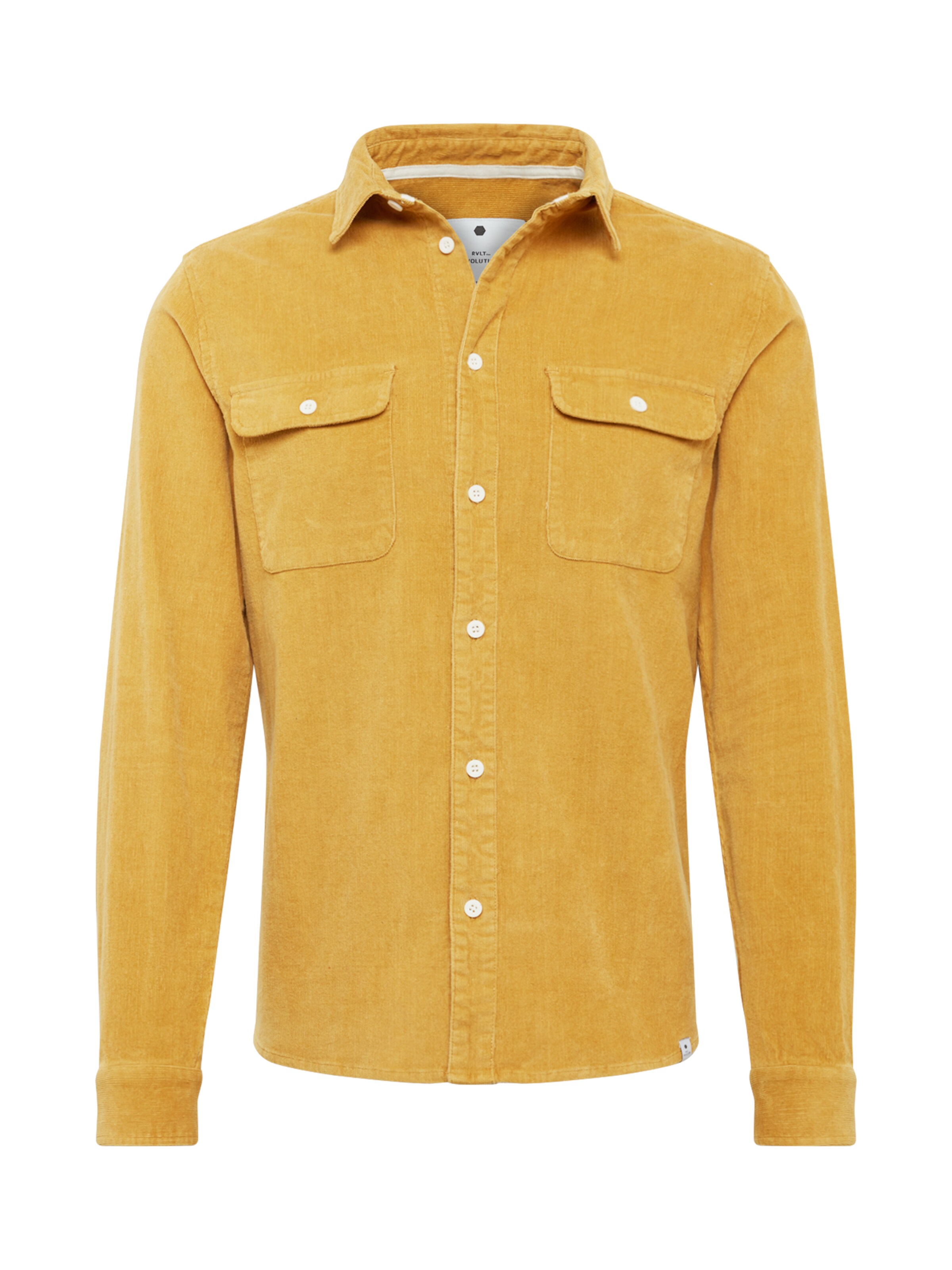 Revolution - Overhemd 'Clement' in de kleur Donkergeel