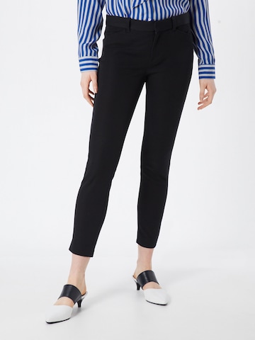 GAP Trousers 'V-SKINNY ANKLE BISTRETCH' in Black: front